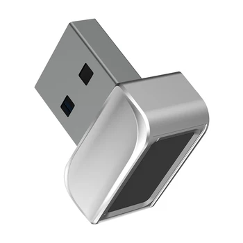 -USB модул, четец за пръстови отпечатъци Мини-скенер отключване на замъка от с сплав Сигурен многоезичен Удобно управление на Преносим лаптоп КОМПЮТЪР