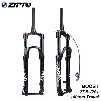 ZTTO 32 RL BOOST 140mm Air 29 29er 27,5 + 3,0 Инча 29 + Плюс 110 мм 110* 15 Регулируема Заключване Окачване Вилици за Планински Велосипеди
