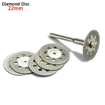 diamond шлайфане кръг 5шт 22 мм dremel аксесоари за мини-трион dremel режещ диск, въртящ се абразивен инструмент диамантен диск за шлайфане 0