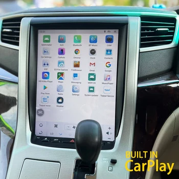 Авто DVD плейър Tesla Style Android 11 GPS Navi За Toyota Alphard Vellfire 20 Серия 2008-2014 Мултимедиен Плейър Carplay 0