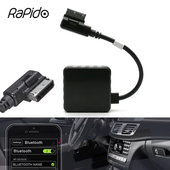 Авто безжичен модул Bluetooth Кабел Aux Адаптер Гнездо MMI Медии интерфейс за Mercedes-Benz C E S GL Радио Стерео аудио вход