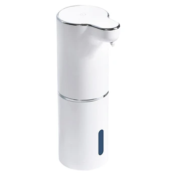 Автоматични дозатори за сапун на пяна Умна перална машина за баня с USB зареждане Бял висококачествен материал ABS