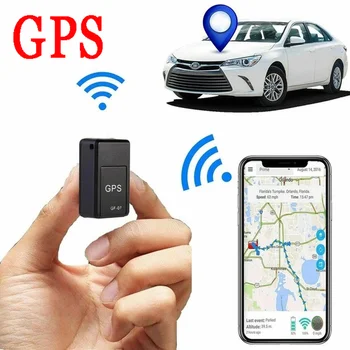 Автомобилен GPS тракер Aubess Mini GF-07, проследяване в реално време, Противоугонный локатор, защита от загуба, на силно магнитно закопчаване, устройство за позициониране СИМ-карти