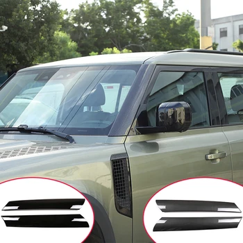 Автомобилна Тампон на Предното Стъкло A-образна стойка За Land Rover Defender 90 и 110 2020-2022 ABS Автомобили Тампон на Предното Стъкло A-Образна Багажник Етикети