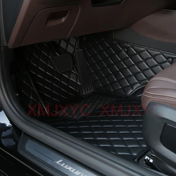 Автомобилни постелки по поръчка за Tesla Model X 5 Seat 2016-2023 година на издаване Автомобилни Аксесоари, Детайли на интериора Изкуствена кожа 0