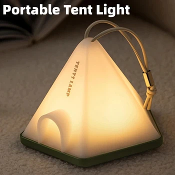 Акумулаторна лампа за къмпинг, led лампа за палатка, Водоустойчива, USB зареждане, Лампа за къмпинг, аварийно осветление, настолни лампи
