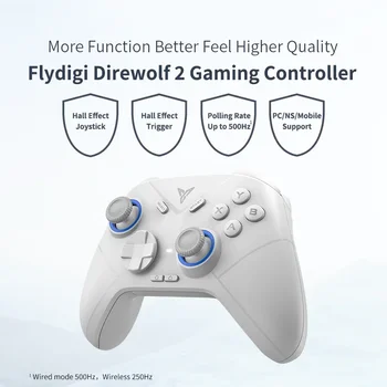 Безжичен/Кабелен Гейм Контролер Flydigi Direwolf 2 Поддържа NS PC TV Мобилен телефон с Грандиозно Джойстик с Двойни Бутони за връщане