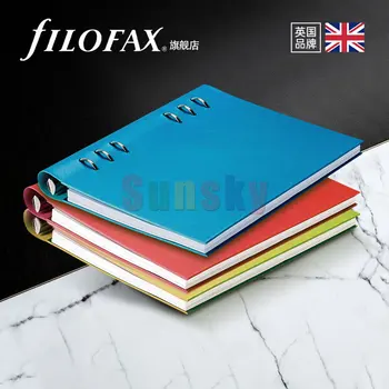 Бележник Filofax A5 A6 Clipbook Poppy Red еднократна употреба в кожена подвързия, която можете да попълните отново и отново!