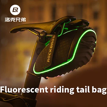Велосипедна чанта 3D Shell, непромокаемая Седельная чанта, светещ Велосипедна Задната част на чантата, Противоударная велосипедна чанта за задна подседельного на сондата, аксесоари за планински велосипеди