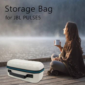 Водоустойчива чанта за съхранение на високоговорители, съвместима с Bluetooth, чанта за преносими високоговорители, чанти за носене на говорител на двоен цип за JBL PULSE5