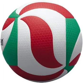 Волейбольный топка Molten Волейбол 5-ти размер от полиуретан за ученици, възрастни и юноши, за състезания, тренировки на открито, и на закрито