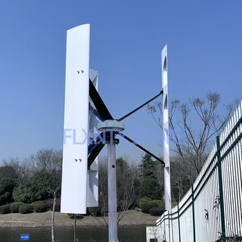 Вятърен генератор на Безплатна енергия 1KW1500w 12v 24v 48v 3 Фазно С 3 остриета, Предназначени за проекти за домашно или улично осветление БЕЗ ШУМ