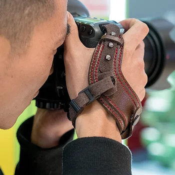 Гривна за Огледално-рефлексен фотоапарат със Защита от падане, с Каишка за Беззеркальной камера от Микрофибър, Кожена Каишка за Беззеркальной камера за Sony A7R3 за Nikon D800