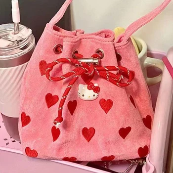 Дамска чанта Hello Kitty Sanrio с бродерия от картун Kawai 
