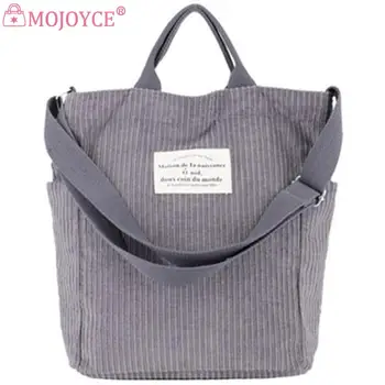 Дамски проста пазарска чанта с голям капацитет, ежедневни bag-чанта, Вельветовая универсална чанта-месинджър, женствена чанта за почивка, срещи