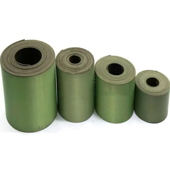 Дебелина на 0.5/0.8/1/1.2/1.5 мм/2 мм/2.5 мм/3 мм цвят Зелен е Подходящ за направляващи станка Turcite с ЦПУ Мека лента от PTFE Пластмасова лента