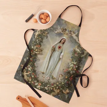 Дева Мария и Непорочното Сърце на Мария, Божията Майка, Престилка на Дева мария, Рисуване, Красота, Престилка за кухнята и предмети от бита