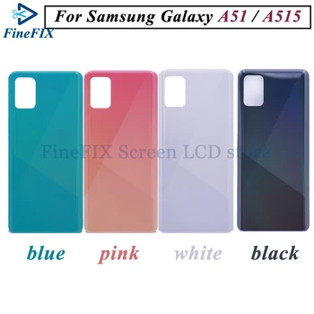 Делото на Отделението за батерията на Samsung Galaxy A51 A515F Задната врата делото Подмяна на корпуса на samsung a51