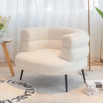 Дизайнерски Едноспален диван от Мека отвътре Тоалетка за спалня Столове за грим Маникюрного салон Стол за трапезария в хола Muebles