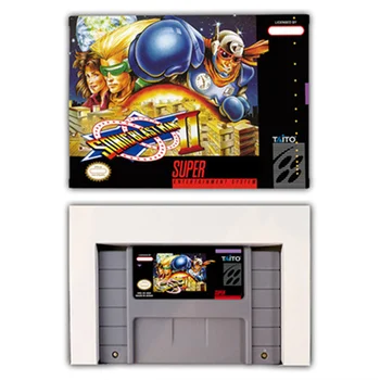 Екшън-игра за Soniced Blast Man 2 - Игрален патрона с кутия за 16-битова конзола SNES версията на NTSC в САЩ