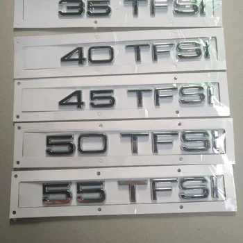 Емблема с Писмото Номер на ABS за Audi 30TFSI 35TFSI 40TFSI 45TFSI 50TFSI 55TFSI Крило на Багажника на Автомобила Табела С Логото на Стикер Аксесоар