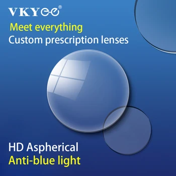 ЖЕНЕВЬЕВА 1.56/1.61/1.67 Лещи със защита от синя светлина Професионални очила по индивидуален рецепта, оптически лещи със защита от синя светлина CR39
