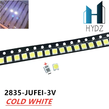 За 1000ШТ JUFEI Led светлини 1210 3528 2835 1 W 3 В 84ЛМ Студено бял LCD подсветка за телевизор TV Application 01.JT.2835BPW1-C