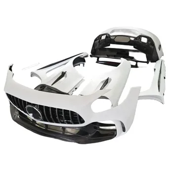 За AMG GT Обнови бодикит в стила на GTR до предна броня от полуглеродистого влакна, странична престилка задна броня, крило, спойлер