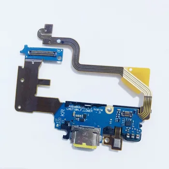 За G7 LG Thinq G710 Конектор за док-станция за зарядно Micro USB Порт за зареждане Гъвкав кабел за микрофон Резервни части