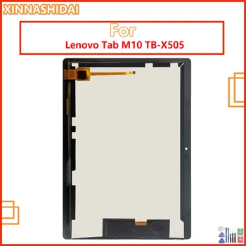 За Lenovo Tab M10 TB-X505 X505 TB-X505F TB-X505L TB-X505X LCD дисплей с сензорен екран = Подмяна Дигитайзер LCD дисплея в събирането на