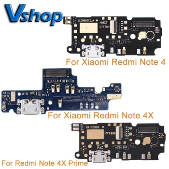 За Redmi Note 4 Такса Зарядно пристанище за Xiaomi Redmi Note 4X/Redmi Note 4X Prime Телефонни Гъвкави Кабели, Резервни Части, USB такса