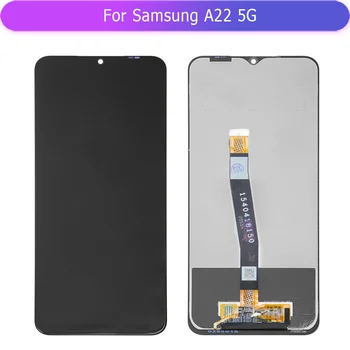 За Samsung Galaxy A22 5G A226 SM-A226B LCD дисплей С Сензорен Екран Пълен Стъклен Дигитайзер В Събирането на Ремонт на Телефон Замяна