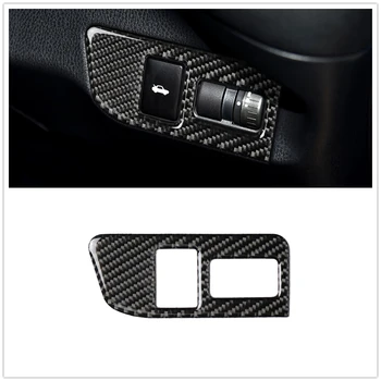 За Subaru BRZ и Toyota 86 2013-2017 Въглеродни Влакна Бутон за Включване на Задния Капак на Багажника контролен Панел Тампон Основна Рамка Стикер