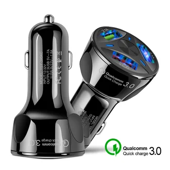 Зарядно устройство за мобилен телефон Qc3.0 с три USB конектори за Hyundai Tucson NX4 2021 2022