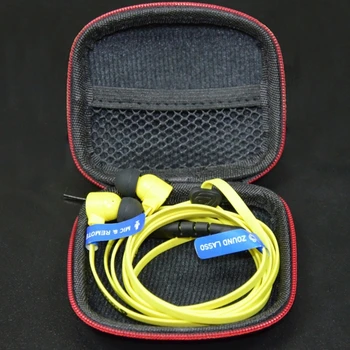 Здрав калъф за слушалки EVA Удобна чанта за съхранение Компактно съхранение на слушалки защитен калъф от кожа на Директна доставка