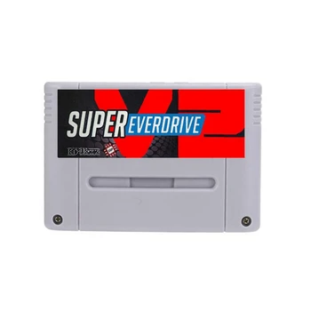 Игри касета Super Everdrive V2 SFC DSP V2 Plus 3000 В 1 За SNES Япония/ЕС/САЩ, 16-битов Касета За конзола, 1 бр.