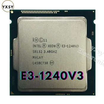 Използван процесор Intel Xeon E3 1240 V3 3,40 Ghz 8M Cache SR152 LGA 1150 E3-1240v3 CPU