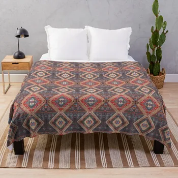 Изток-Мароканско произведение на изкуството Селска къща в селски стил, каре, Стеганое одеяла, покривки за легло, тежки за спане Одеала