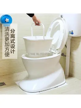 Имитационный тоалетна, произведено тоалетна чиния за възрастни хора, бременни жени, пациенти, тоалетни, помещенията, преносим пластмасов тоалетна чиния с двойно предназначение