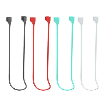 Каишка за слушалки, защита от загуба на шийката на каишка, безжични слушалки, въже, Меки силиконови слушалки за