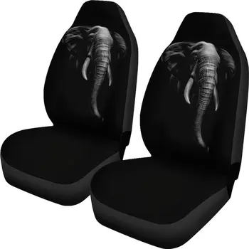 Калъфи за автомобилни седалки Elephant (комплект от 2-х) - Универсални капаци за предните седалки на автомобили и ванове - Защита на седалки на поръчката - Автомобилен аксесоар