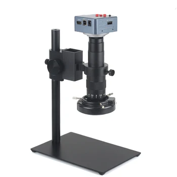 Камера за микроскоп Full HD, 4K 60 кадъра в секунда 1080P с обектив 120X-300X C-Mount Промишлен електронен дигитален микроскоп за ремонтна запояване