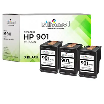 Касети с мастило 3PK 901 Black (CC653A) За HP Officejet J4524 J4540 J4550 J4580