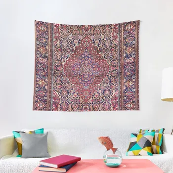 Кашанский Централна Персийски копринен килим, Гоблен с принтом, Гоблени, Стенни декорации за дома, Естетика