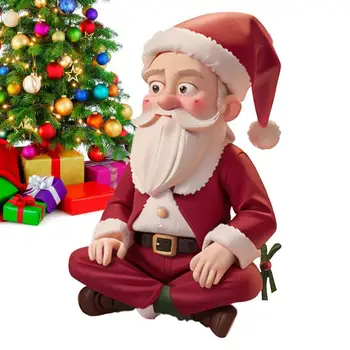 Коледна фигурка на Дядо Коледа Настолна фигурка на Дядо Коледа от смола на Коледно парти Сувенири за външни маси на закрито Градина