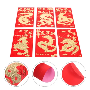 Коледни Червени пликове, щастливи пари, благословляющие Червени джобове, Коледни украси за Китайската пролетта на новата сватбена церемония