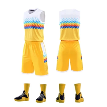 Комплекти баскетболни майок за мъже и момчета, е облекло за студентски екипи, спортни костюми с джобове, студентски спортни костюми, спортно облекло с принтом