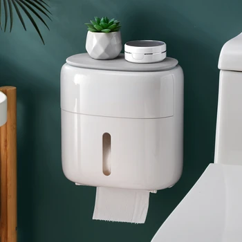 Кутия за тоалетна хартия, рафт за тоалетни кърпи, домакински тоалетна, неперфорированная подвесная стена, творчески кутия, с тръба 0
