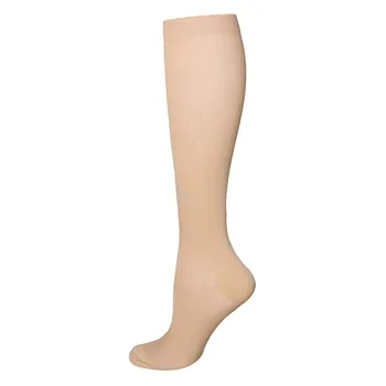 Летни обикновена компресия чорапи със средна дължина, спортни чорапи, утягивающие чорапогащник за жените, чорапогащи за жени с шарени