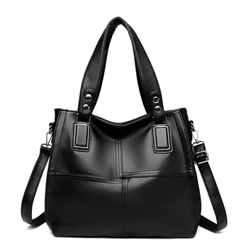 Луксозни чанти, Дамски Чанти Дизайнерска модна чанта-тоут Дамски чанти през рамо от изкуствена кожа за пазаруване 2024 Лятна Дамска чанта през рамо